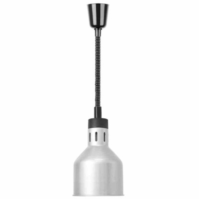BUFFALO - Lampe chauffante rétractable finition métal brossé 250 W