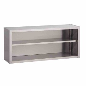 GASTRO M - Placard ouvert mural inox 800 x 400 x 600 mm
