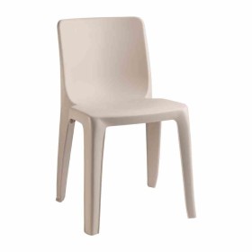 GASTRONOBLE - Chaise empilable d'extérieur / intérieur beige 