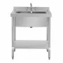VOGUE - Plonge 1 bac profondeur 600 mm inox