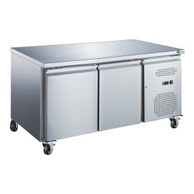 SERIAPRO - Table réfrigérée pâtissière 600x400 série STAR 2 portes dessus inox