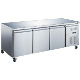 SERIAPRO - Table réfrigérée pâtissière 600x400 série STAR 3 portes dessus inox