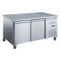 AFI - Table réfrigérée pâtissière 600x400 série STAR 2 portes dessus granit