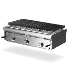 MAINHO - Grill pierre de lave à gaz largeur 900 mm