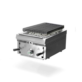 MAINHO - Grill pierre de lave à gaz largeur 300 mm