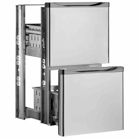 DIAMOND - Kit bloc tiroirs inox 1/2 + 1/2 pour arrières bars TAVX