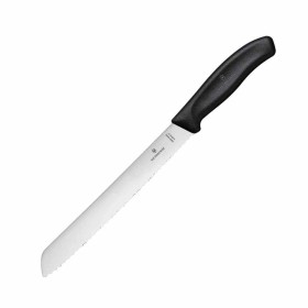 VICTORINOX - Couteau à pain à lame dentée noir 210 mm