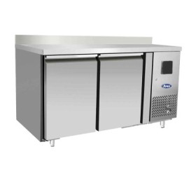 ATOSA - Table réfrigérée 2 portes GN 1/1 avec dosseret