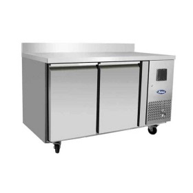 ATOSA - Table réfrigérée 2 portes profondeur 600 mm avec dosseret