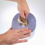 JANTEX - Essuie-mains x6 2 plis à dévidage central contact alimentaire bleu