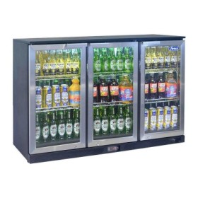 ATOSA - Arrière bar réfrigéré en inox 3 portes battantes