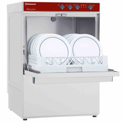 DIAMOND - Lave-vaisselle avec panier 500 x 500 mm 400 V