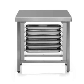 MYCHEF - Table avec glissières pour four transversal COMPACT GN 1/1