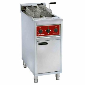 DIAMOND - Friteuse électrique professionnelle sur meuble 2 x 10 L 