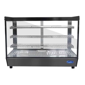 ATOSA - Vitrine chauffante de comptoir droite 200 L