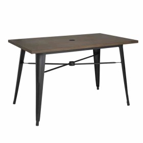 BOLERO - Table d'extérieur bois noir