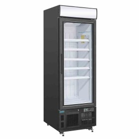 POLAR - Armoire réfrigérée négative avec caisson lumineux série G noire 412 L