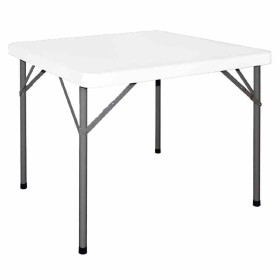 BOLERO - Table carrée pliante en polyéthylène 86 cm