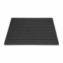 BOLERO - Plateau de table carré en aluminium noir 700 mm