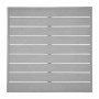 BOLERO - Plateau de table carré en aluminium gris clair 700 mm