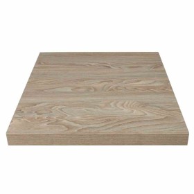 BOLERO - Plateau de table carré effet bois clair 60 cm