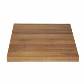 BOLERO - Plateau de table carré effet chêne rustique 60 cm