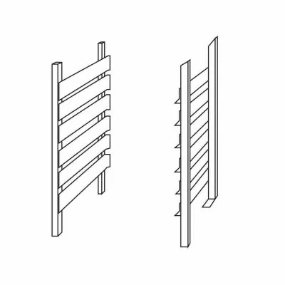 GASTRO M - Kit échelle de transformation format pâtissier en format GN 1/1 pour GR205