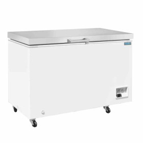 POLAR - Congélateur coffre avec couvercle inox série G 378 L