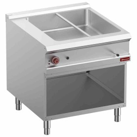 DIAMOND - Bain-marie électrique 8x GN 1/3-150 mm, armoire ouverte