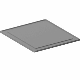 DIAMOND - Plaque lisse acier inox pour 1 brûleur