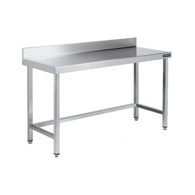 DISTFORM - Table inox adossée P. 500 mm L. 600 mm