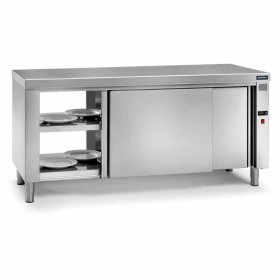 DISTFORM - Table chauffante centrale traversante 1600x700x850 3000 W