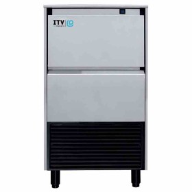ITV ICEMAKERS - Machine à glaçons pleins condenseur air 32 kg/24h réserve 15 kg pompe de vidange