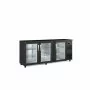 CORECO - Arrière-bar positif 3 portes vitrées battantes 490 L