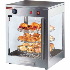 DIAMOND - Vitrine chauffante rotative pour pizzas D. 420 mm