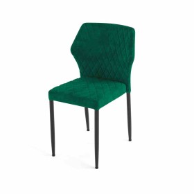 VEBA - Chaise empilable Louis Vert revêtement velours ignifugé
