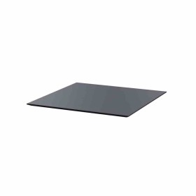 VEBA - Plateau de table HPL Noir 70 x 70 cm