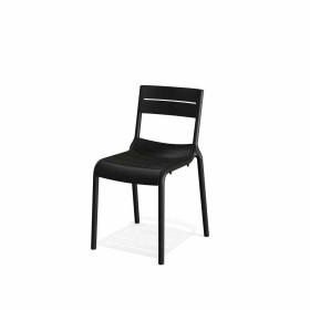 VEBA - Chaise de terrasse Calor Noir