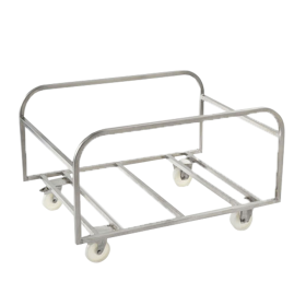 GILAC - Chariot inox pour bac grand volume 500 L