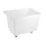 GILAC - Bac grand volume 310 L - 4 roues pivotantes dont 2 avec freins - blanc