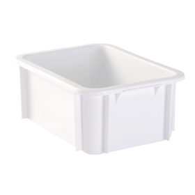 GILAC - Bac rectangulaire 12 L - blanc