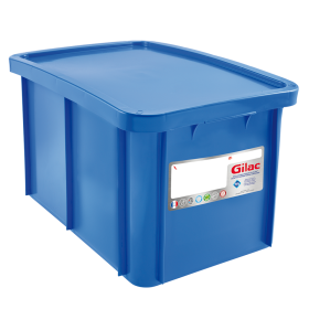 GILAC - Bac 55 L Gilactiv®  + couvercle - bleu 