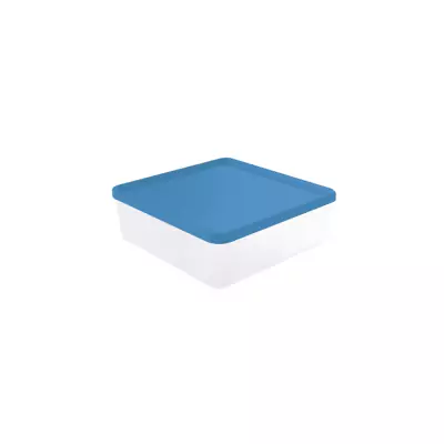 GILAC - Boîte hermétique 2,5 L + couvercle bleu - lot de 6