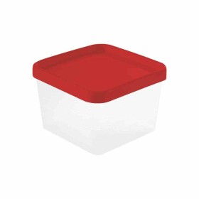 GILAC - Boîte hermétique 0,6 L + couvercle rouge - lot de 12