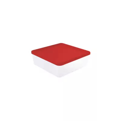 GILAC - Boîte hermétique 2,5 L + couvercle rouge - lot de 6