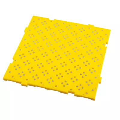 GILAC - Caillebotis HACCP 50 x 50 cm, épaisseur 22 mm - jaune