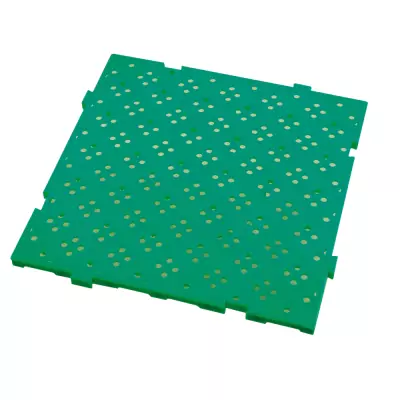 GILAC - Caillebotis HACCP 50 x 50 cm, épaisseur 22 mm - vert