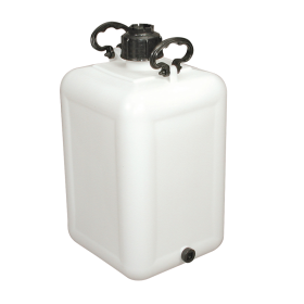 GILAC - Bonbonne 20 L + bouchon vidange - blanc