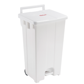 GILAC - Collecteur à pédale 100 L - couvercle blanc