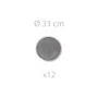 MORETTI FORNI - Lot de 12 grilles normales Ø 33 cm